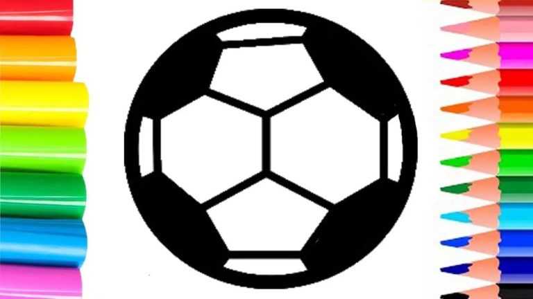 Як легко намалювати футбольний м’яч