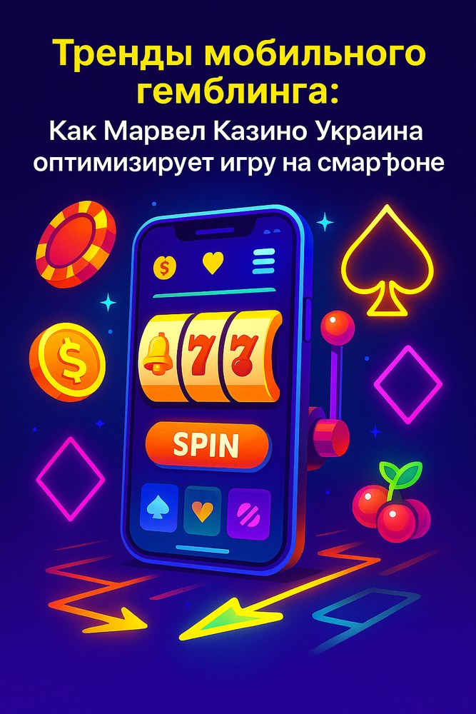 Тренды мобильного гемблинга – как Марвел Казино Украина оптимизирует игру на смартфоне