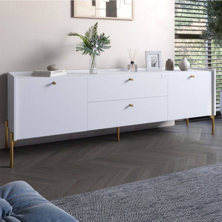 Гармонійна вітальня – як правильно поєднати тумбу під телевізор і гарнітур