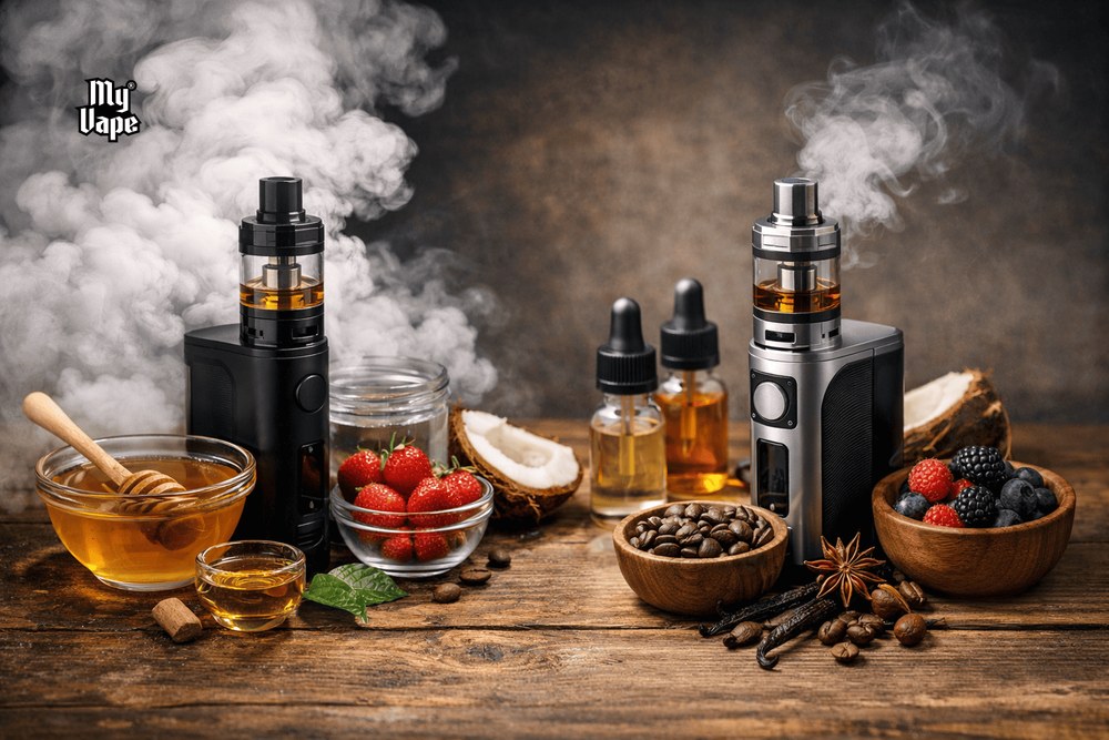 Вплив VG/PG на смак і кількість пара – пояснюємо простими словами