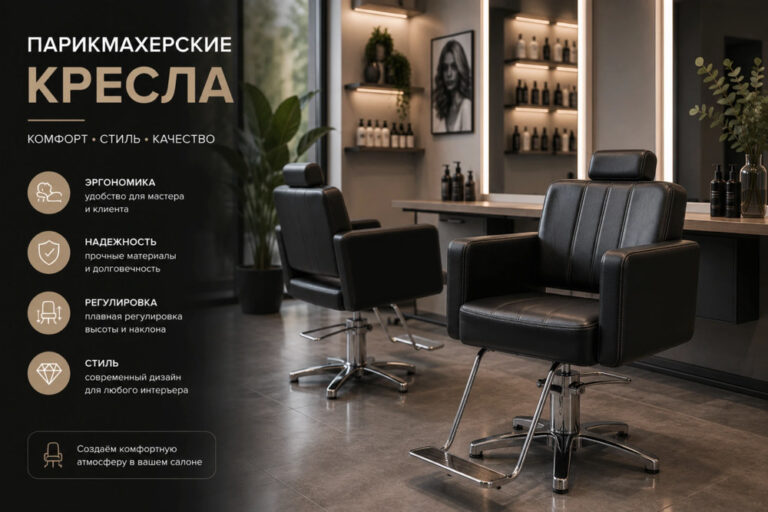 Как подобрать кресло для парикмахера под задачи рабочего места